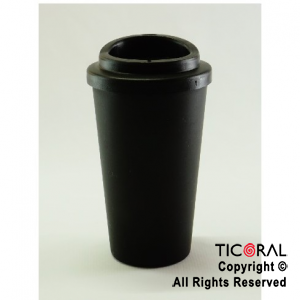 VASO TERMICO CAFE NEGRO 300 CC X 1